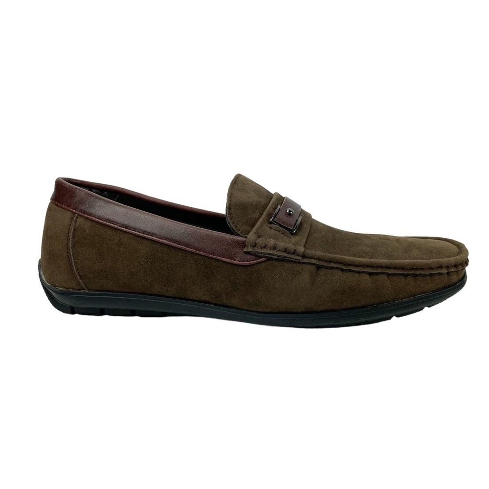 Sedagatti Dark Brown Men's Comfort Loafers ME-9725 Slip On Shoes Size 13